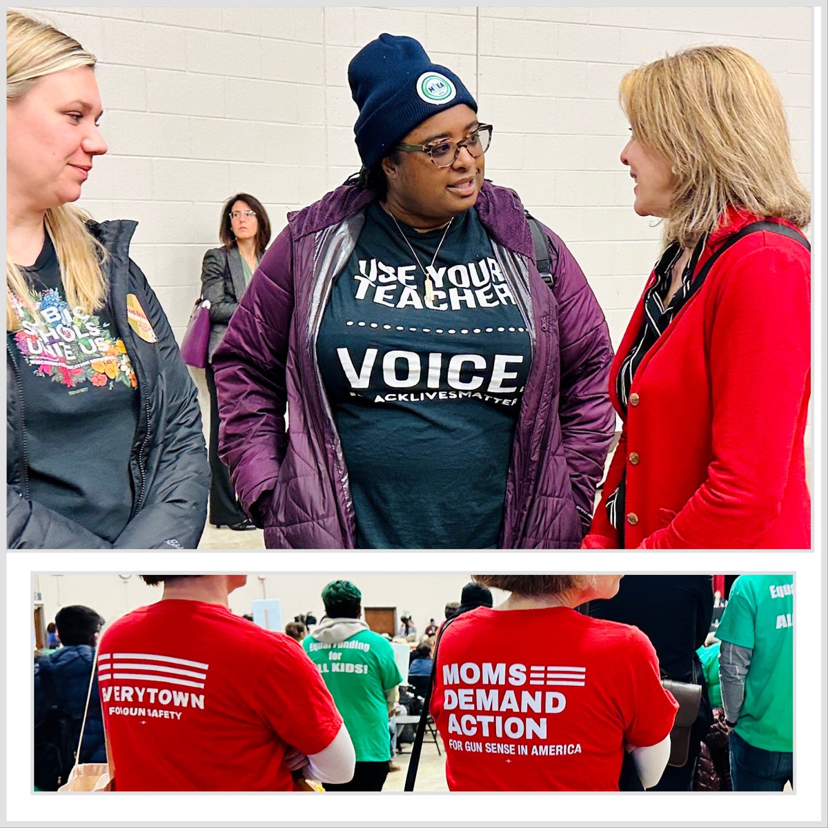 Public education advocates & partners are in full force at the state budget hearing in Waukesha today. Along with WEAC, MTEA, WI Public Ed Network & more are here. #wibudget