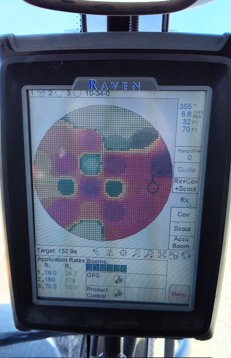 KentHigerd's tweet image. Not overlooking phosphorus here.  This the prescription map for this field.  Another 8 gal/acre going on with the planter thru @PrecisionPlant #FurrowJet. #NoPurpleLeaves.  Loading the buffet for @ChannelSeed #213-19.