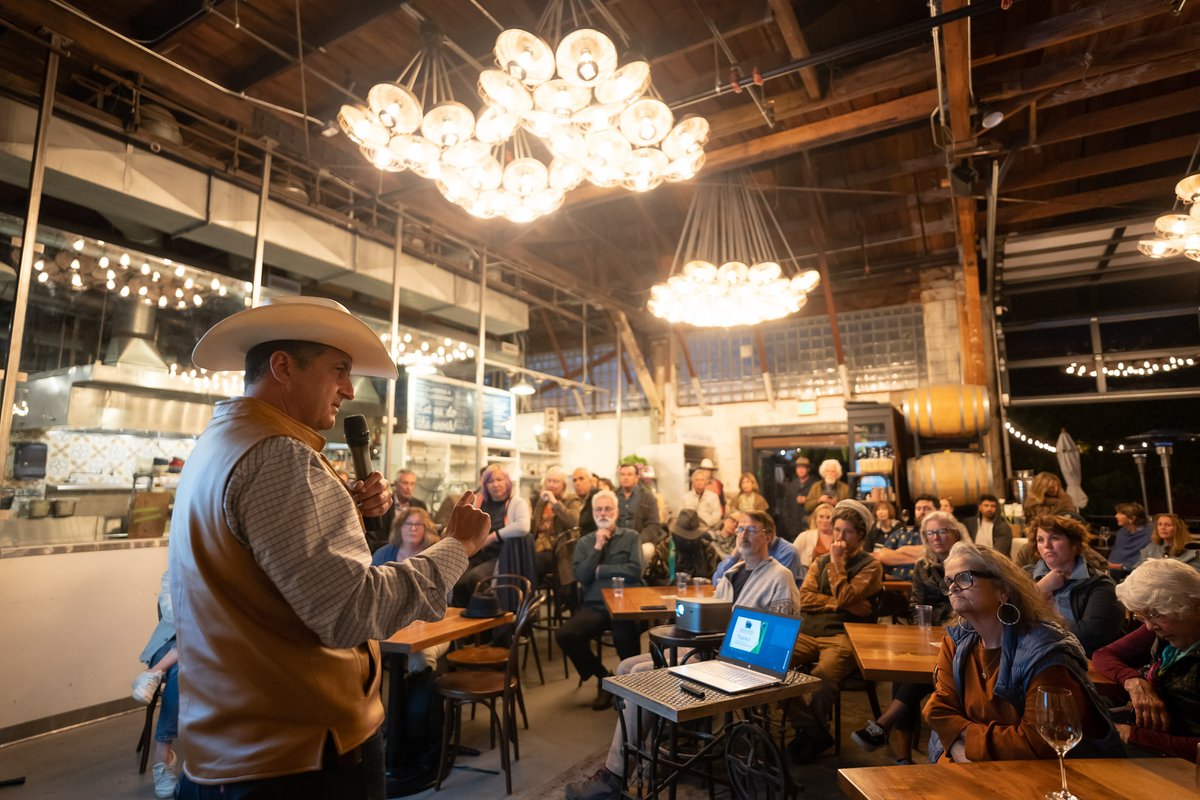Went to a fun regen ag event featuring Alejandro Carrillo who has a 25K acre ranch in the Chihuahuan Desert in northern Mexico. He spoke about the significant progress that he is seeing in regenerating grasslands, wildlife, and local flora and fauna through regenerative grazing.