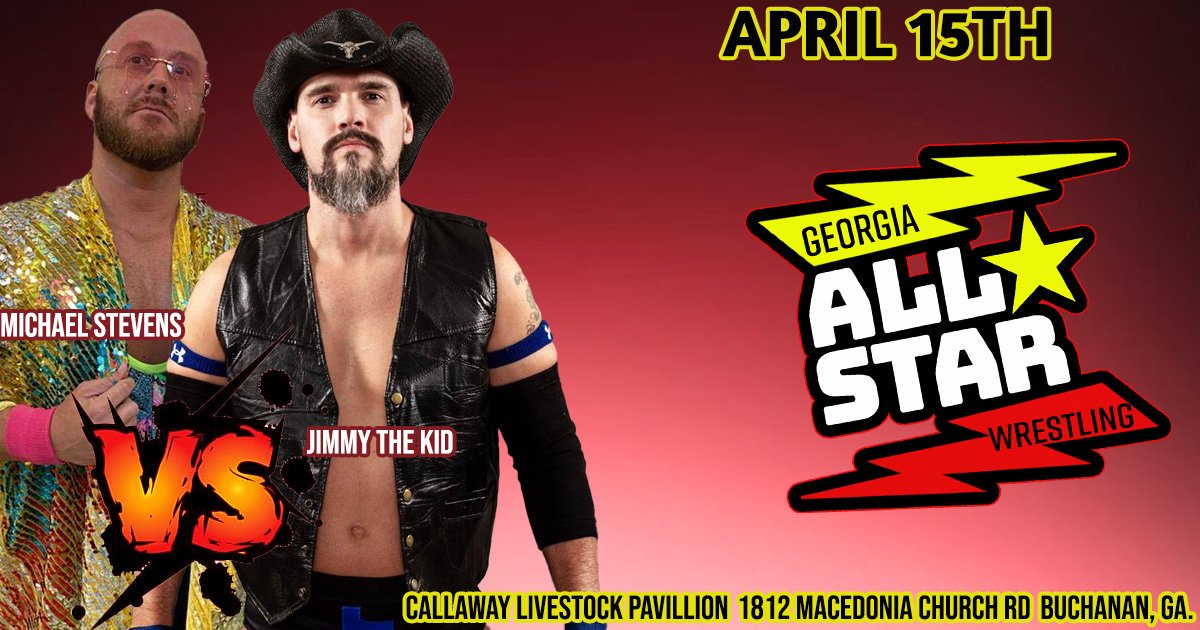 PremierAllStar5's tweet photo. @marvelous1ms will make his West GA return when he goes one on one with Jimmy the Kid April 15th 

Callaway Livestock Pavillion. Buchanan, GA

Door's open at 7:00
Pre-show at 7:30
Event starts at 8:00

Tix: Adults ($10) Kids ($5) 6 &amp; Under are Free https://t.co/zakrnE1DfN