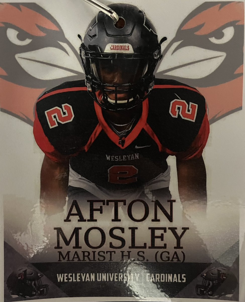I had a great time visiting <a href="/Wes_Football/">Wesleyan University Football</a>   and attending the <a href="/Wesfbclinic/">Red and Black Football Clinic</a> this weekend.  Thank you @QueJones614 for coaching me up during drills on Sunday!