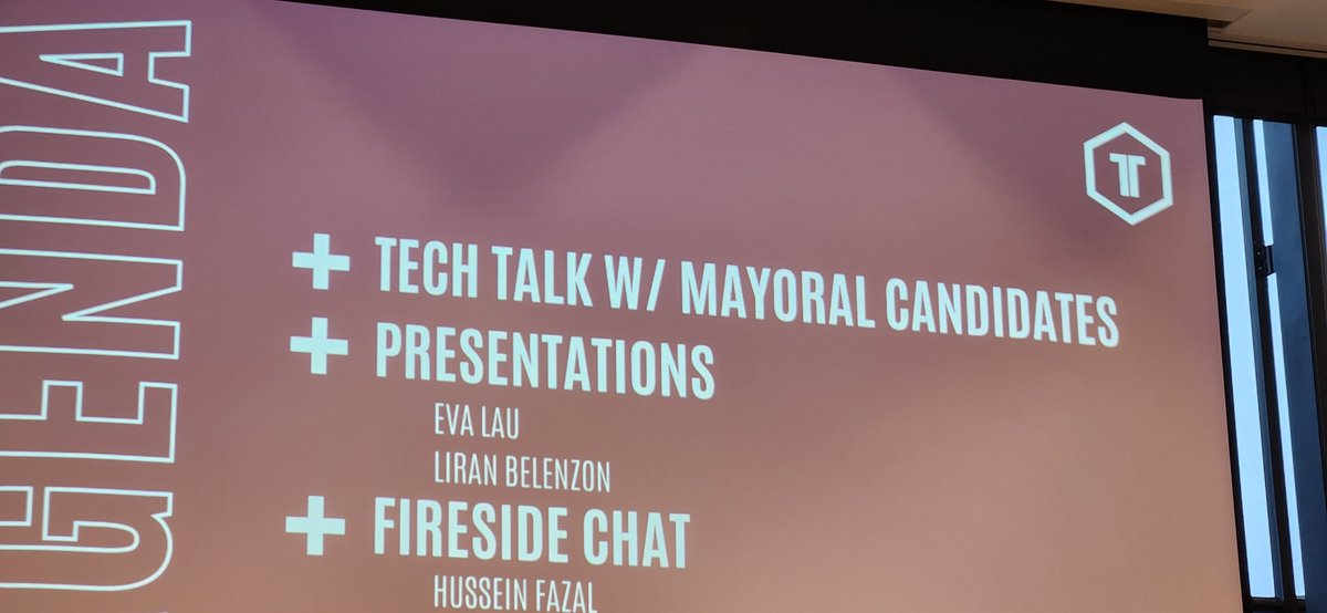 Ramsey_Kilani's tweet image. Excited for a Mayoral talk at #TechTO. Didn&apos;t realize we&apos;d have a whole talk. 

The first debate???