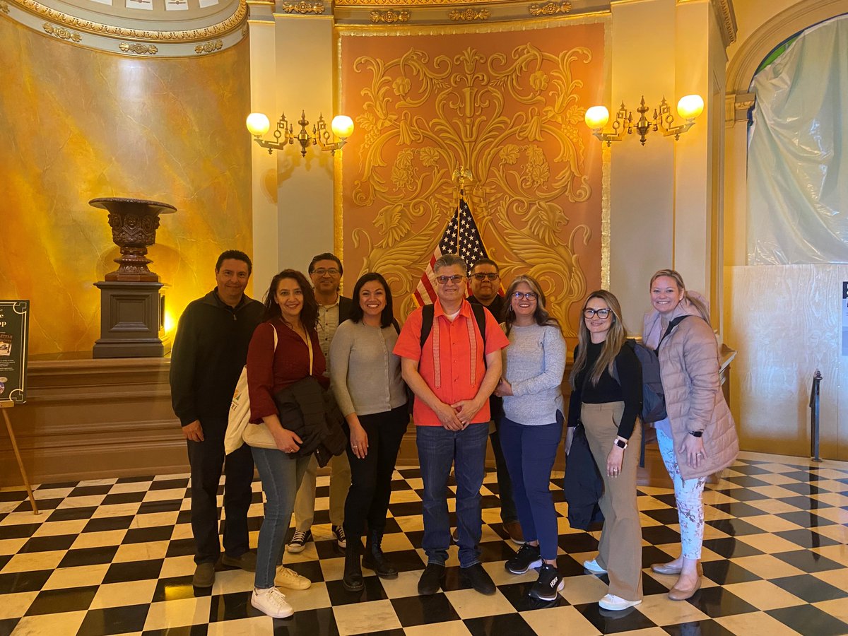 AsmLuzRivas's tweet photo. #SpringRecessRecap:
Thank you to the educators of @MyVaughnCharter for visiting me in the Capitol & sharing your policy priorities. I hope you enjoyed the tour of the Capitol that my team was able to arrange for you! (1/2) https://t.co/UgP3WKoGJP