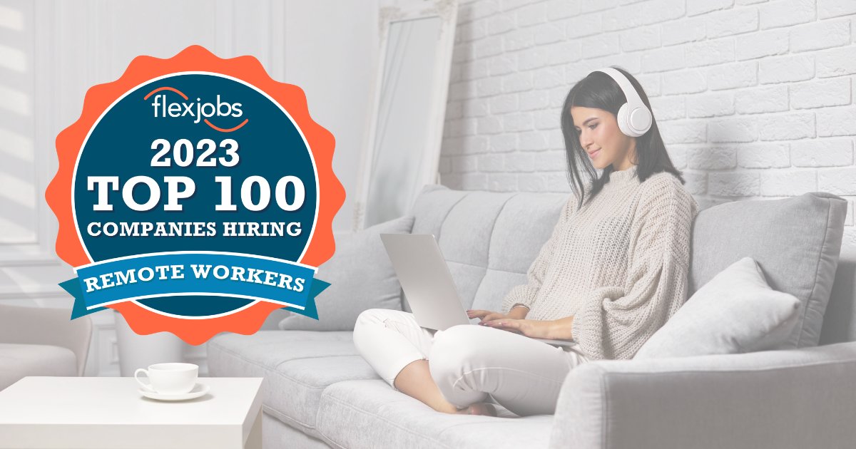 OpSecCllorud's tweet photo. Ready to find a great remote job? This list is one of the best places to start your search 👉 https://t.co/X4kUVLKEh3

#FJTop100 #FlexJobs #RemoteJobs #RemoteWork #hiring #remotecompanies https://t.co/AS9LAwBLbQ