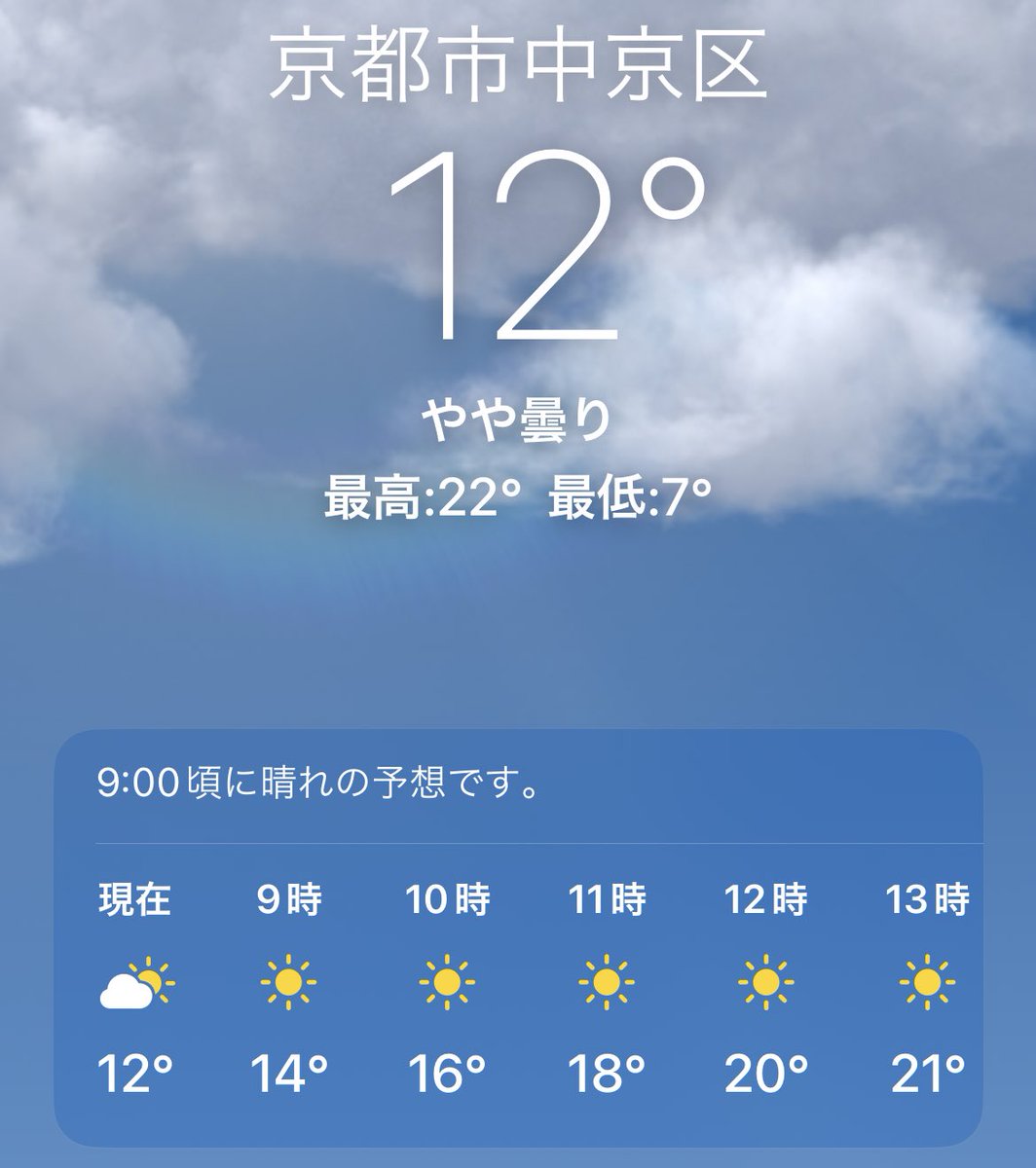 おはようございます
今朝の京都は晴れです☀️

昨日からピカピカのスーツを着た新社会人を駅で見るようになりました
……初々しいですね〜✨
頑張れ！新社会人！！
良き新生活でありますように

#企業公式が毎朝地元の天気を言い合う 
#企業公式相互フォロー
#企業公式春のフォロー祭り