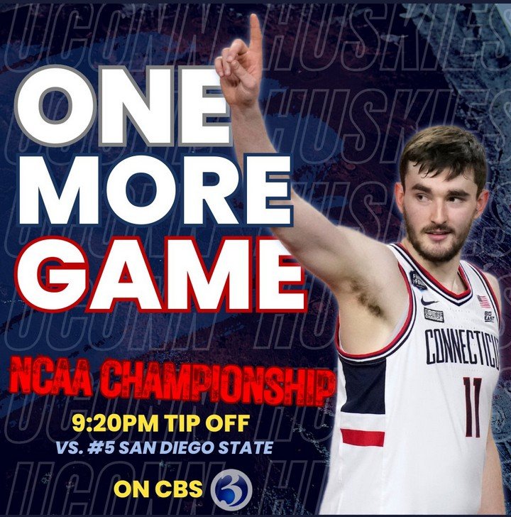 thefantasystuds's tweet photo. UConn vs. SDSU tonight for the Championship! Who ya got?
#NCAAChampionship 
#UConnNation 
#GoAztecs https://t.co/vECFDyUu8V