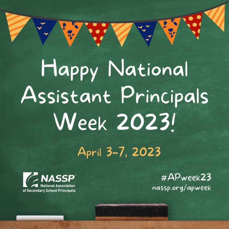 johnhansonm's tweet photo. Happy National Assistant Principal week to all of the APs in @pgcps, but especially to our AP, @bratekedu! https://t.co/c9jWE2cT0c