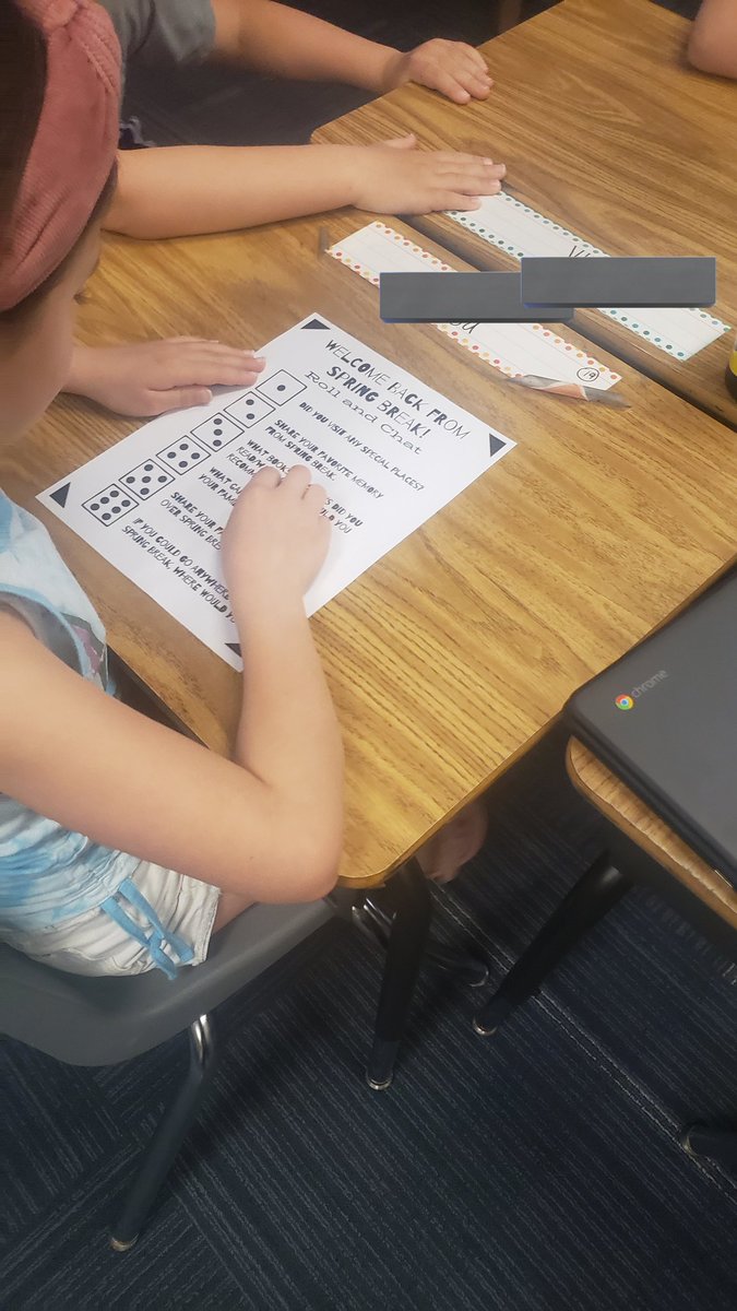 I believe coming back from break should be a time to connect. Puzzles and spring break discussions were the heart of our morning work. #lfeproud