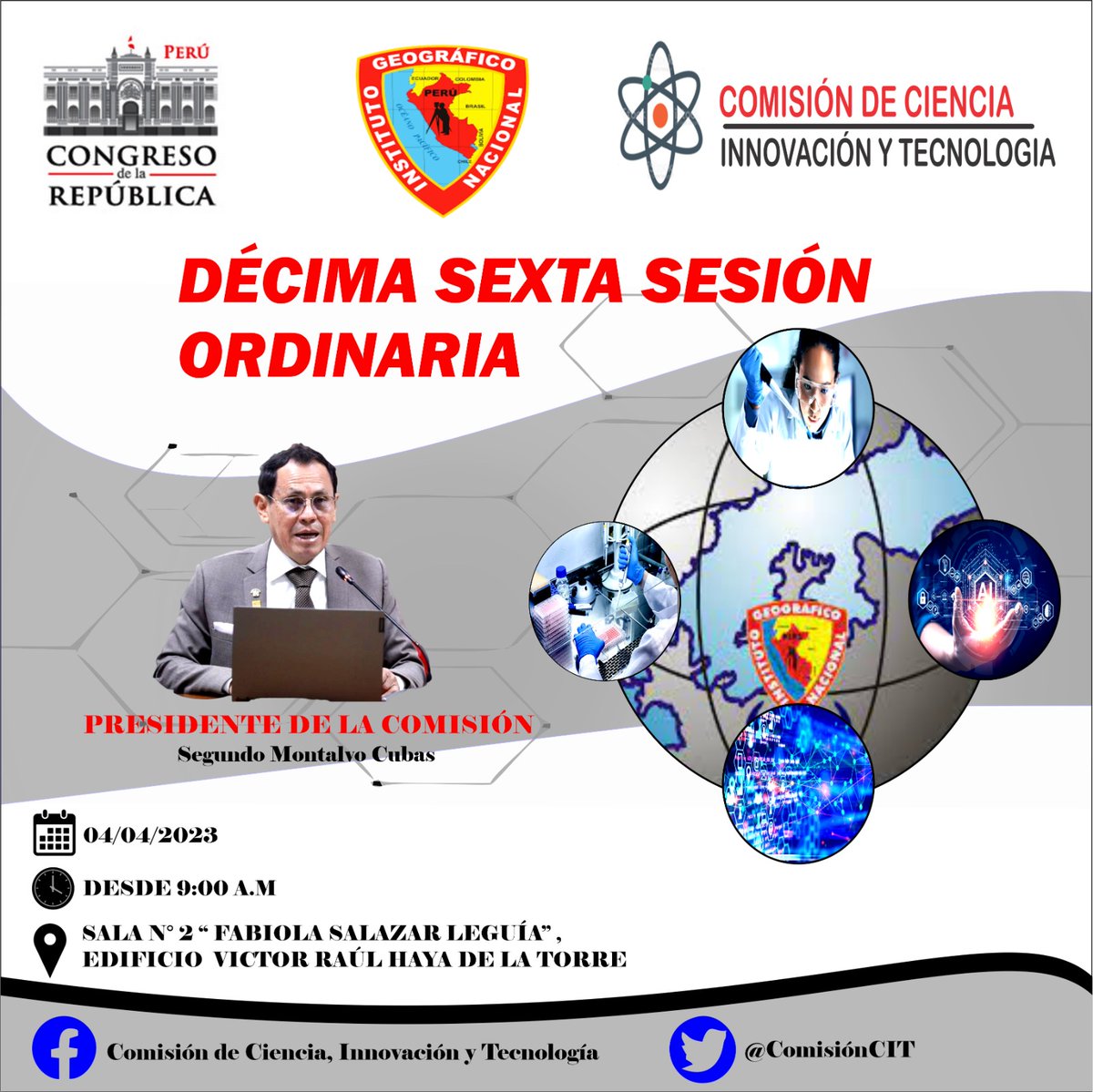 Comisión de Ciencia, Innovación y Tecnología tweet media