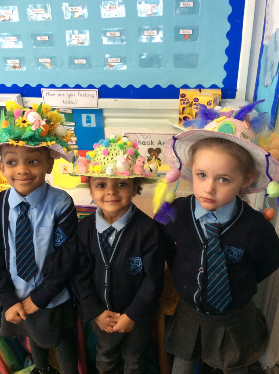 St_Josephs_RC's tweet photo. Nursery: We had so much fun on our Easter Bonnets parade🥰
#EYFS #EYFoundation #Easter2023 #eastereggs #Easterbonnetparade #funtimes #goodvibes https://t.co/zA5GB32qhT