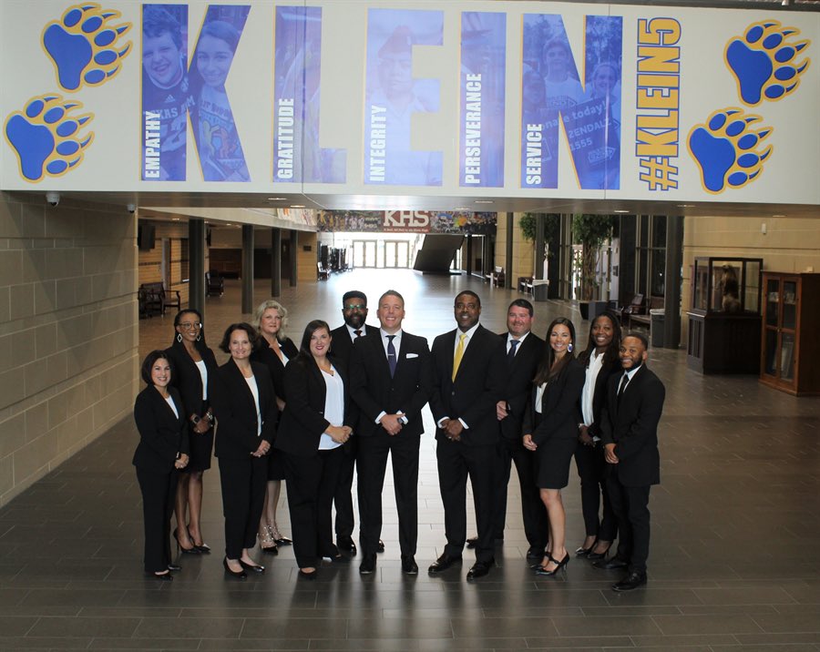 You will not find a team that works harder, or is more dedicated to supporting the students and staff than the unbelievably gifted APs @KleinHigh. Happy Assistant Principals Week to a team that always sets the #BlueandGoldStandard in all that they do!