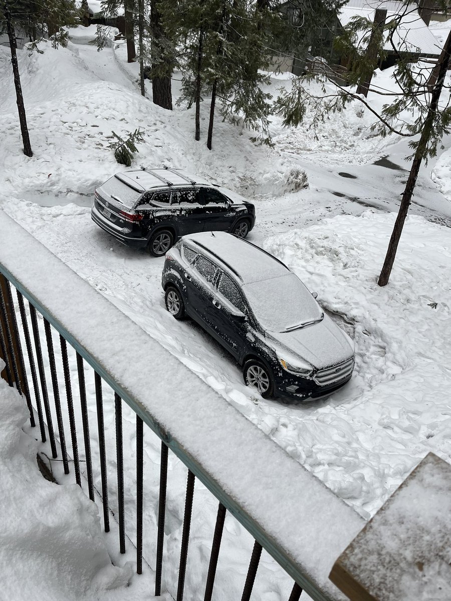 Jami_N_Martinez's tweet photo. Snowing on spring break in shaver lake - west village.  @KevinMussoABC30 @TommyMartinezTL @ABC30 ❄️ ⛄️ https://t.co/R5vbCq8zbq