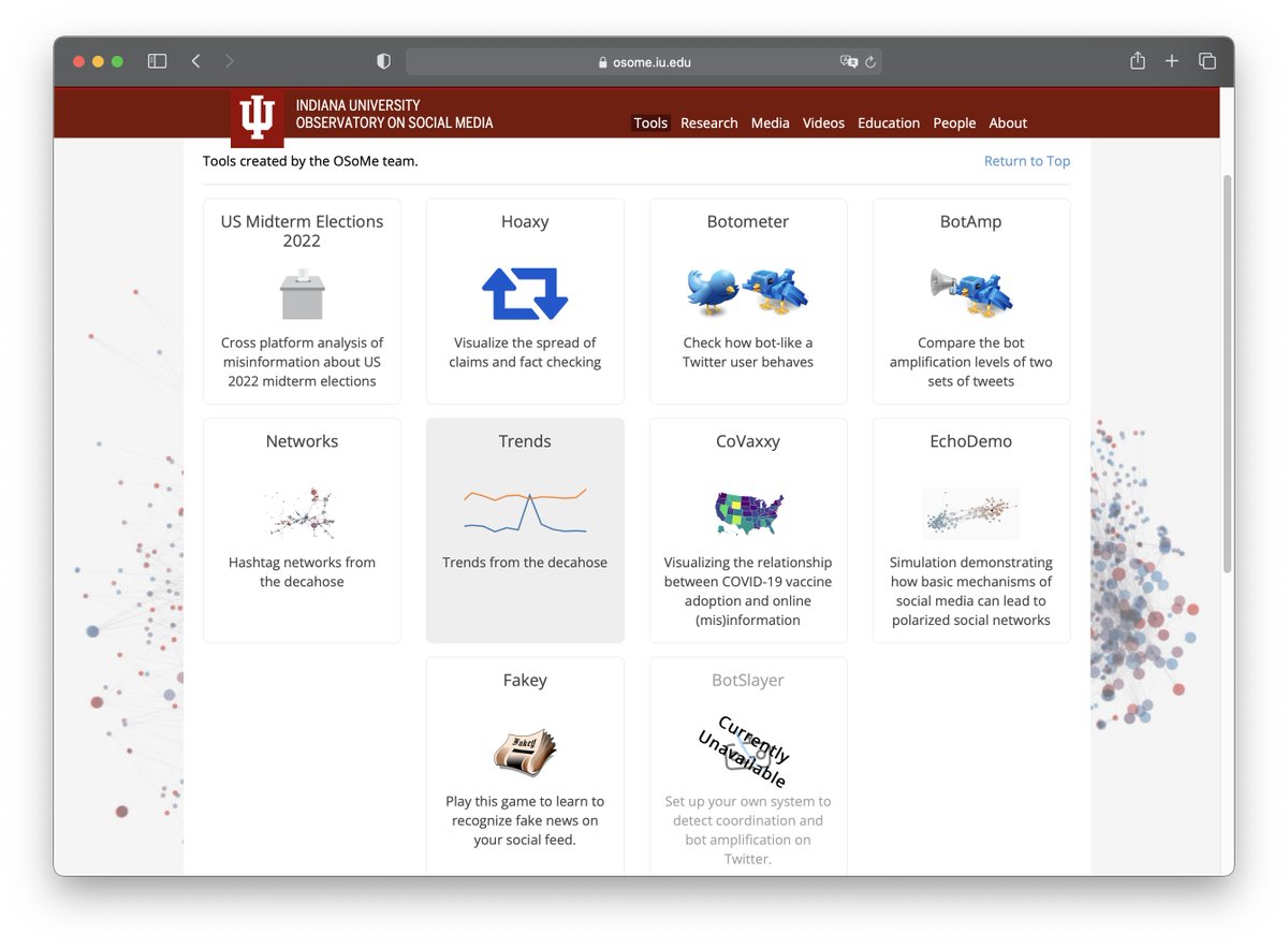 Observatory on Social Media tweet media