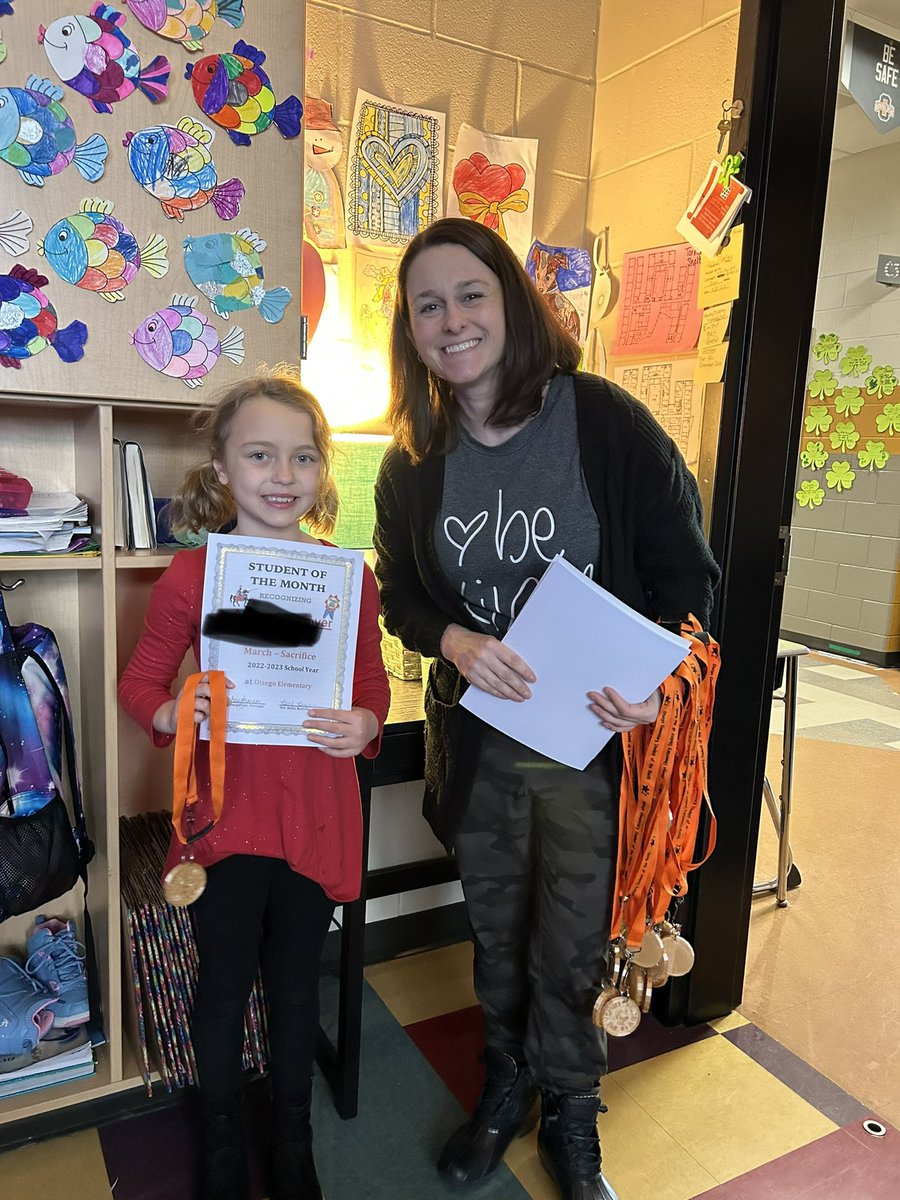 OtsegoGrade2's tweet photo. Congratulations to our March Student of the Month! #OtsegoKnights #feehansclass https://t.co/Wv3V5x7d4m
