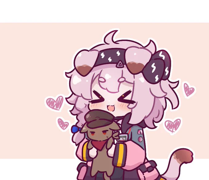 Susie and her pet cat "Red" #Arknights #アークナイツ 