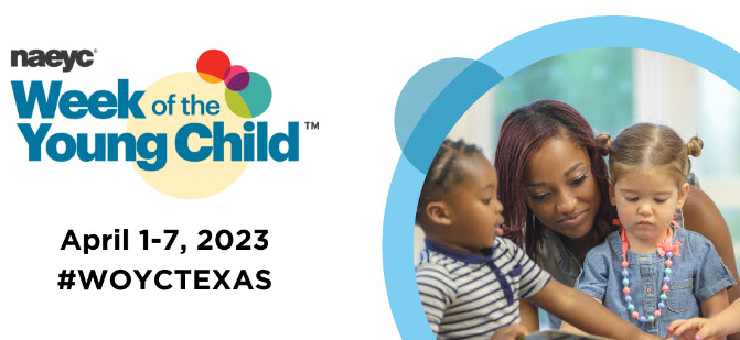 CLI_UTHealth's tweet photo. CLI celebrates Week of the Young Child with @NAEYC to highlight the importance of early childhood education. Visit the #WOYCTEXAS webpage for activities, book lists, videos, and much more compiled by @texasaeyc to help you celebrate all week!
https://t.co/n7sj0gRGJB https://t.co/VS9TK38Ek7