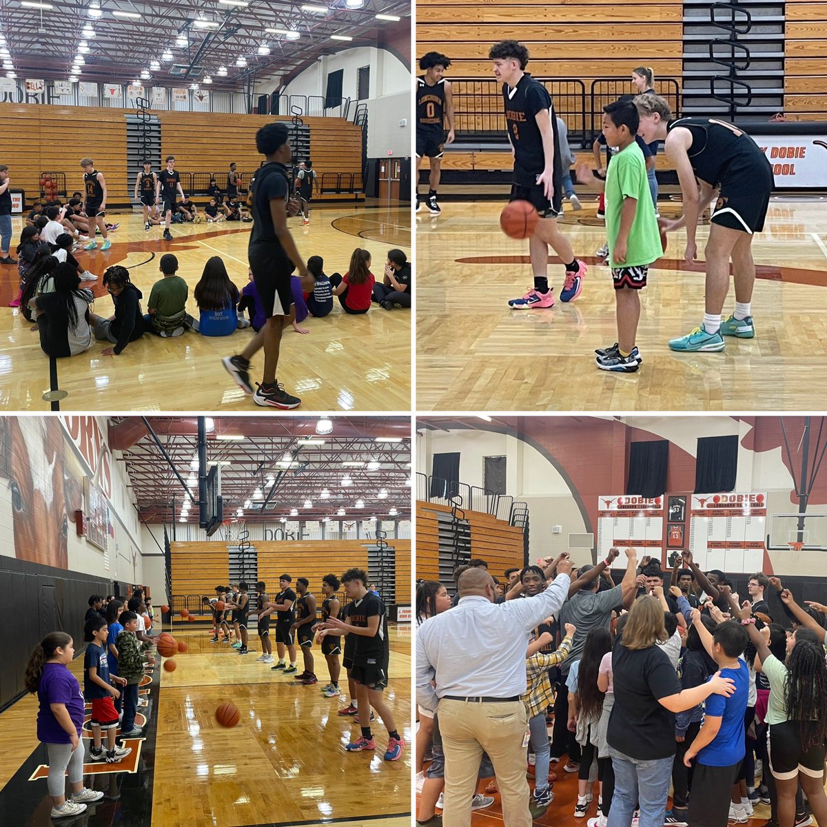 tonyadavis70's tweet photo. Great day celebrating the @StuchberyES 4th grade Top 30 Readers in the Beanstack Reading Challenge! 🏆 Huge shout-out to the Longhorn basketball team &amp; coaches of @DobieHS for hosting a 🏀 clinic as our incentive! Fun was had by all!  ⛹️‍♀️🏀⛹️‍♂️ @pisdesela #PISDlachat @PISD_LandIM https://t.co/nliUqv6f4l