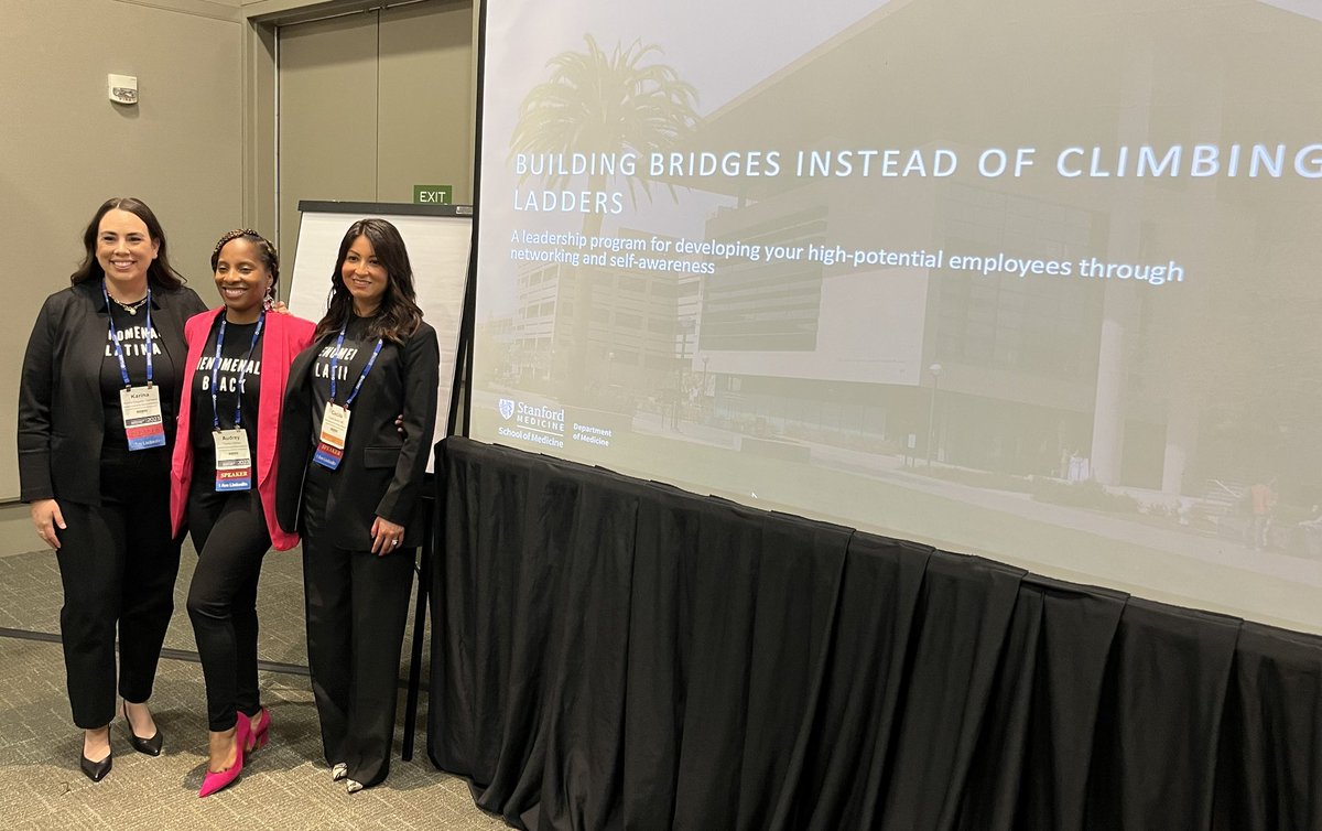 Great presentation today at #AIMW23 by our <a href="/StanfordDeptMed/">Stanford Department of Medicine</a> colleagues talking about the non-academic staff Leadership Development program. Thank you for all your work making our staff even better!