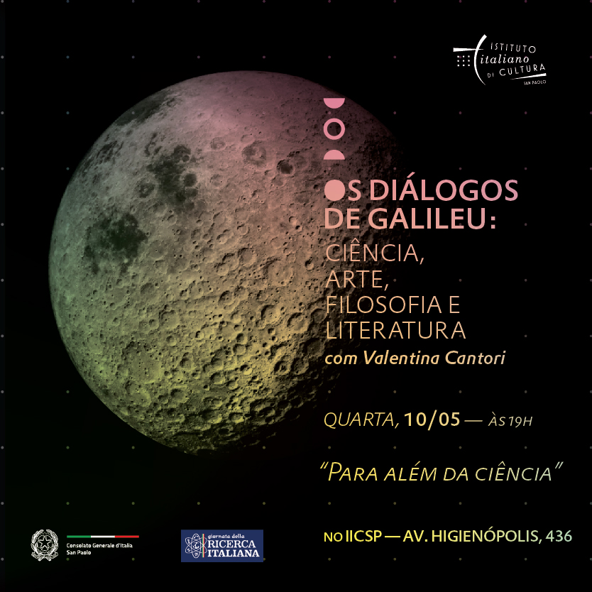 IICSanPaolo's tweet photo. Em  ocasião do VI #giornatadellaricercaitaliananelmondo, o #IICSP propõe quatro encontros sobre a vida de Galileu #Galilei, abordando seus escritos literários e filosóficos.
Inscrições até 12/04
Info: https://t.co/RaV6KRQQHf
#giornatadellaricerca2023 https://t.co/LhZfVUkM5X