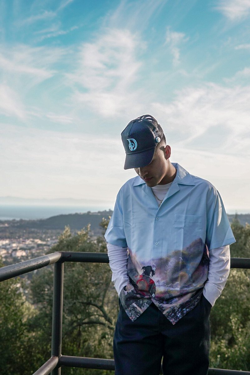 2DIABOLICAL4YOU's tweet photo. ¡This first “Forever Lost” collection also includes our “Sosa Baby Blue” 100% Polyester Button-Up which is NOW available to purchase on our website (Web-shop link located in our bio), and DM’s are open too 🏔👕🖤! https://t.co/SEmo7Vq5Pw