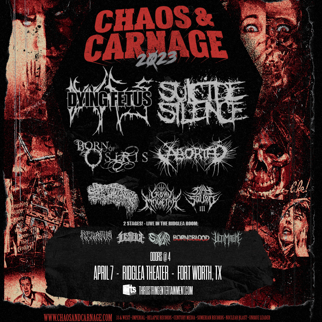 Don't be that idiot that waits till the day of to get them tickets for Chaos And Carnage Tour - Ft Worth

We still got a few tickets left! Hit us ASAP Cause this show might sell out! 💪🏻