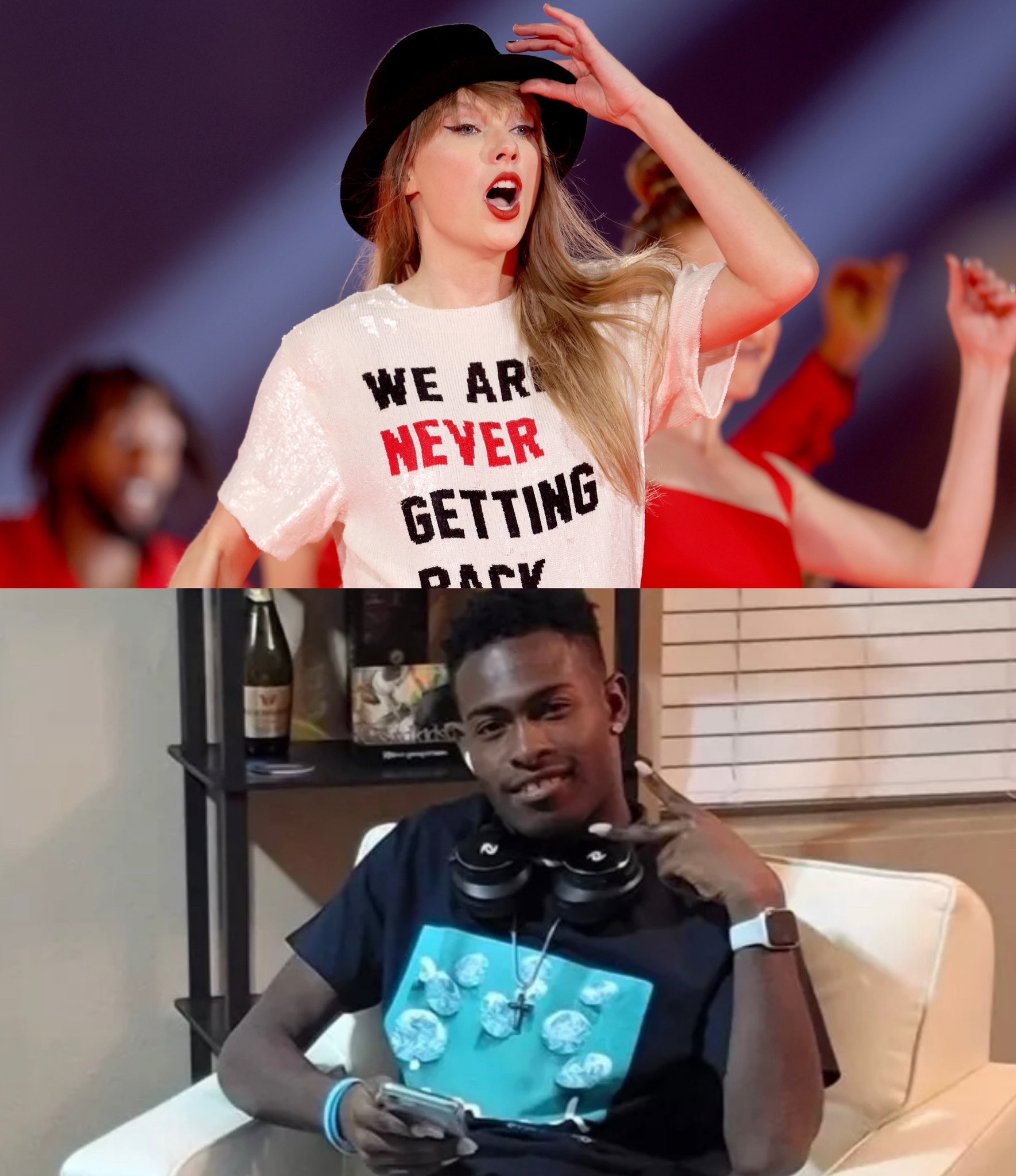 Pop Base on Twitter "Taylor Swift gifted her ‘22’ hat to dancer Jaylan