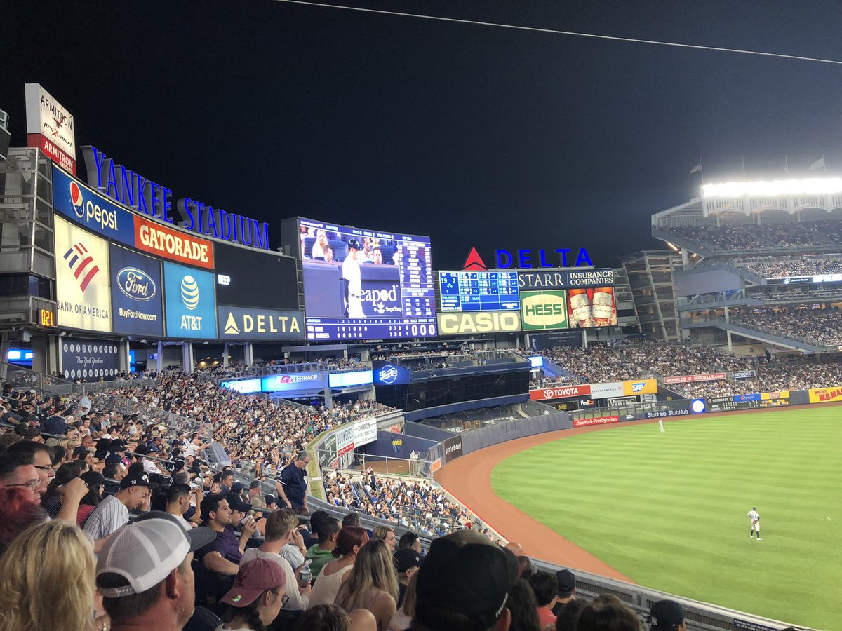 andavids's tweet photo. @charcol @Yankees @SageUSAmerica Hey Charlie, hope it was fun. I was there the last time we met up in July 2019. Fabulous night. https://t.co/pLX3S8R6Ob