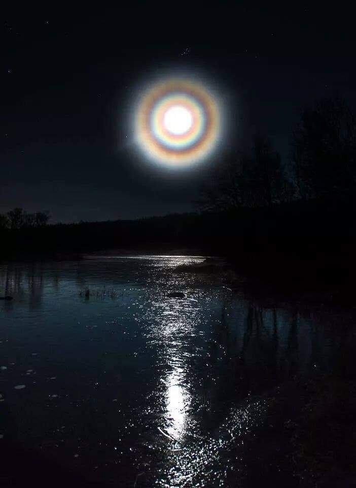 AstroAnasTariq's tweet photo. @ALHomamALMarzok الهالة القمرية تحدث في الليالي الباردة، وعندما يكون القمر مكتملاً أو قريبًا من الإكتمال، بسبب انكسار ضوء القمر على ملايين البلورات الثلجية الصغيرة جدًا الموجودة في أعالي الغلاف الجوي https://t.co/da8hANp0Pl