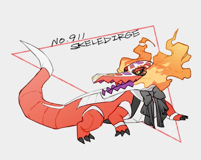 別所で描いてたパルデアポケ達 
