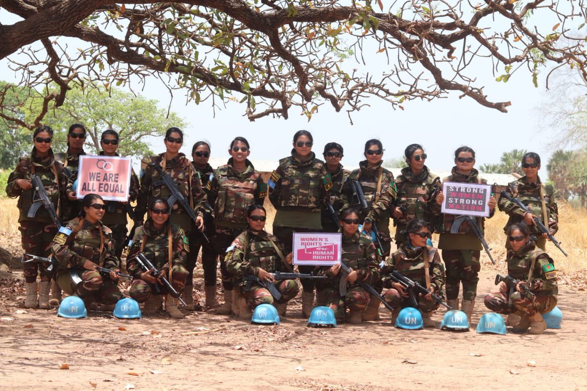 ashahab7434's tweet photo. #bangladesh female peacekeepers are doing some extraordinary CIMIC works in UNMISS. Keep it up #BANBAT6. 

#peacekeeping 
#unitednations https://t.co/3dorNSELqb