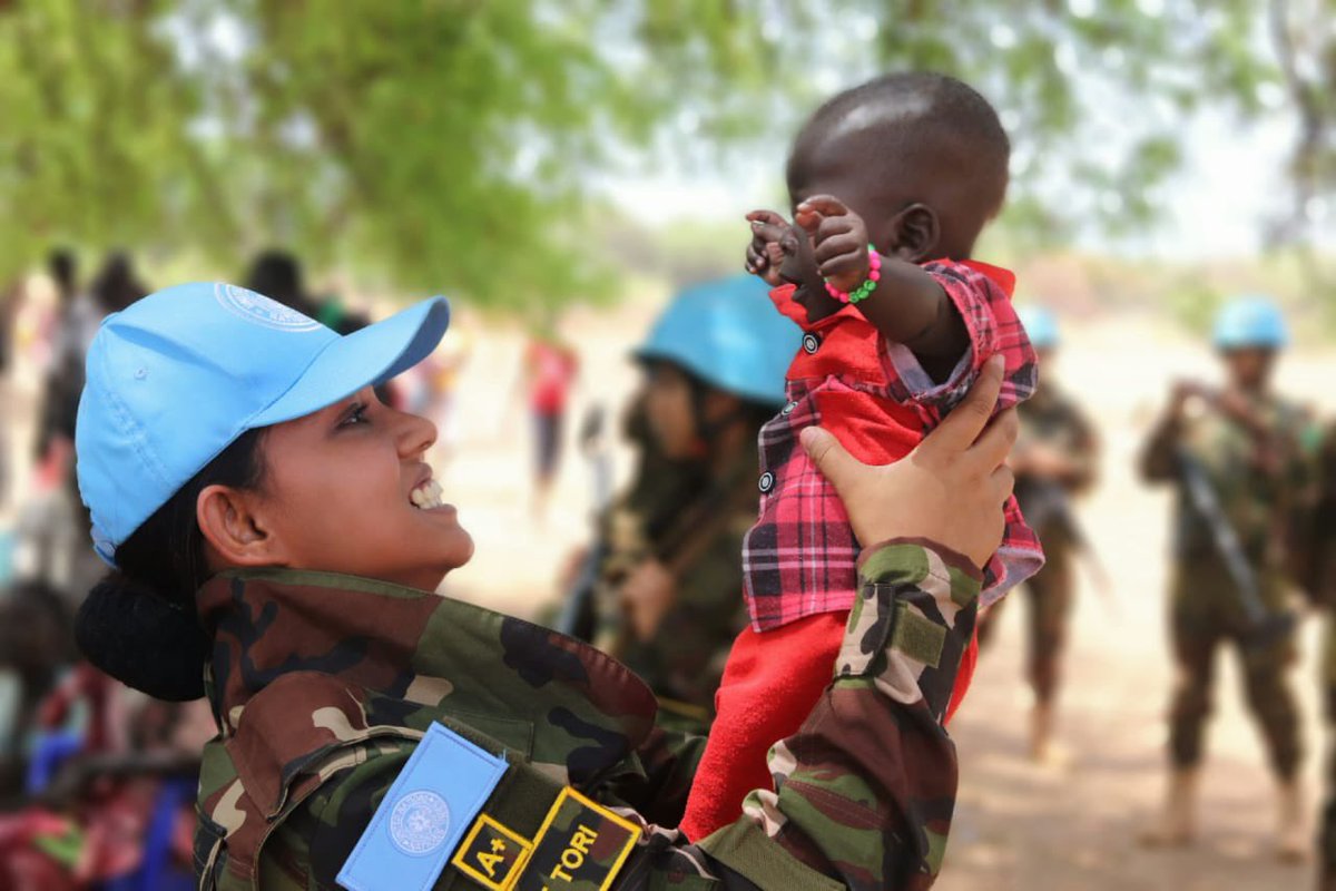 ashahab7434's tweet photo. #bangladesh female peacekeepers are doing some extraordinary CIMIC works in UNMISS. Keep it up #BANBAT6. 

#peacekeeping 
#unitednations https://t.co/3dorNSELqb