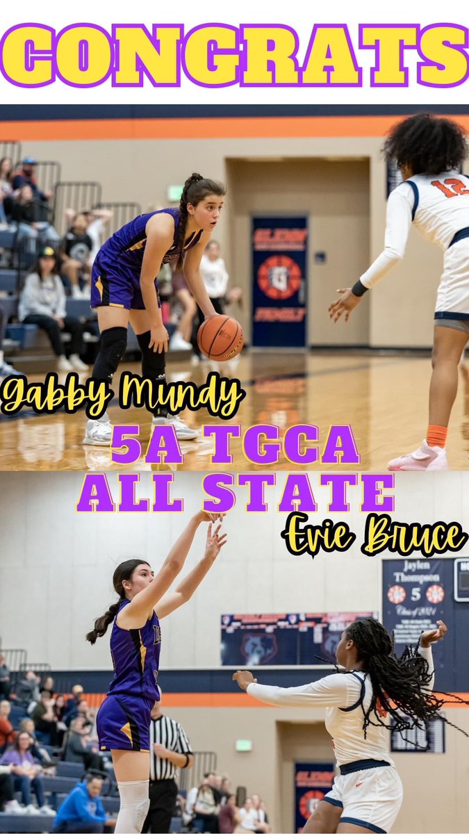 HUGE CONGRATS TO OUR SOPHOMORES !! They both received the 5A TGCA ALL - State Award!! Give them a shoutout if you see them!! We are so proud of their hard work!