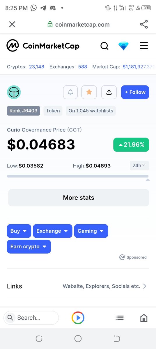 Joyous_Buzz's tweet photo. We are up And moving 🤝 $cgt https://t.co/FqG8U3TmaQ