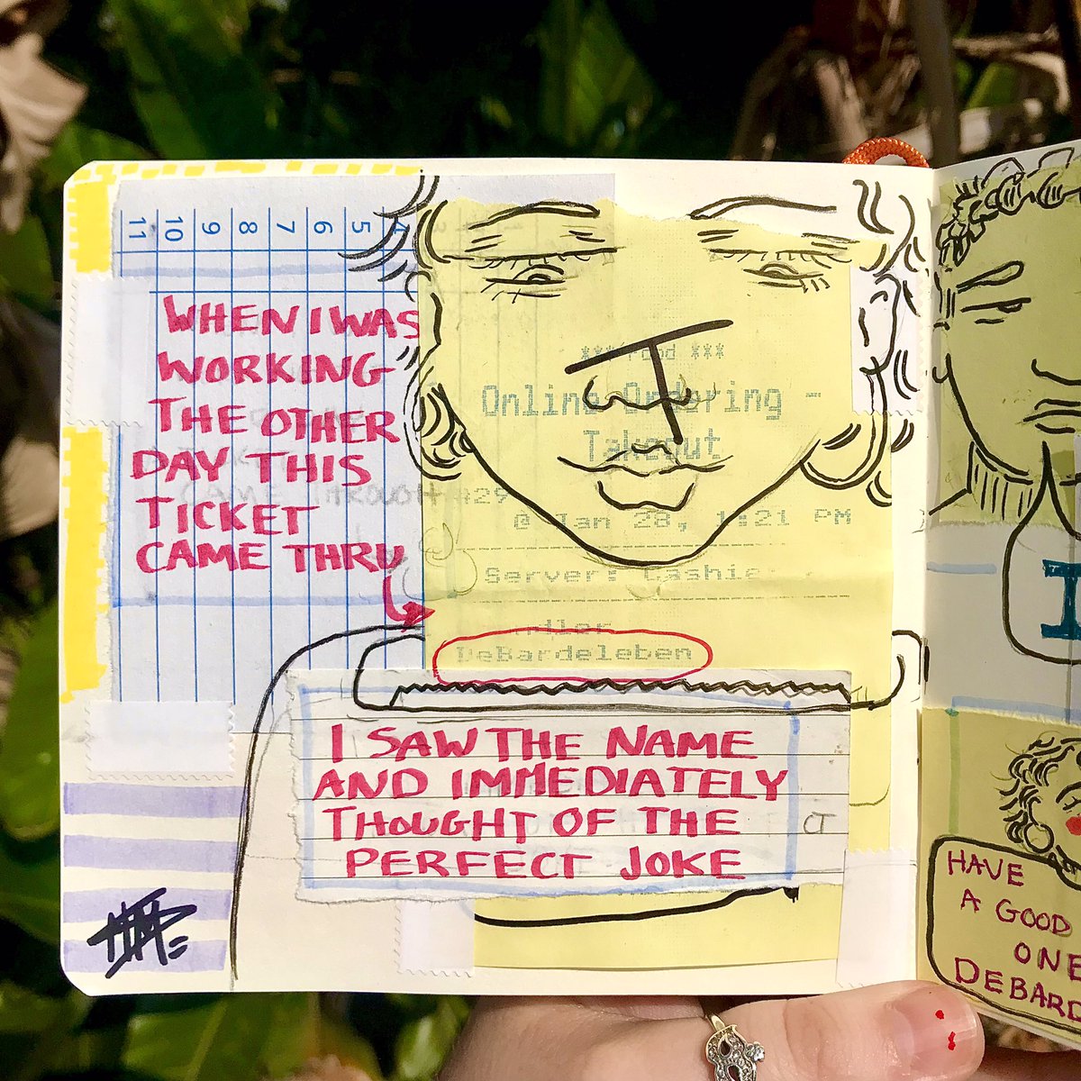 spaceyartmacy's tweet photo. New collage comic about names and work and the age old art of scatting. https://t.co/YwPHE4vTiK