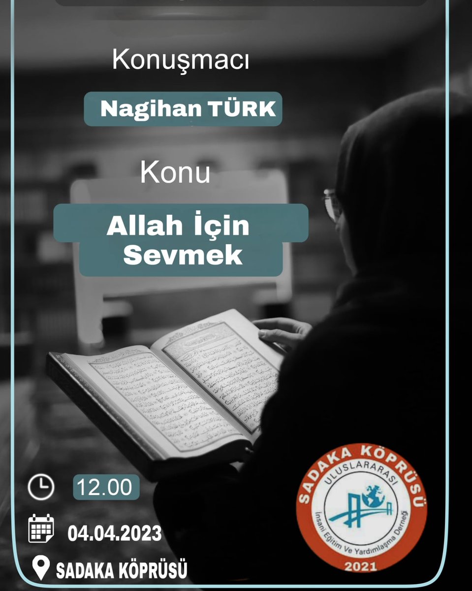 Dernek binamız daki bayanlara yönelik sohbet programımiza davetlisiniz..
#HoşGeldinRamazan 
#Sohbet