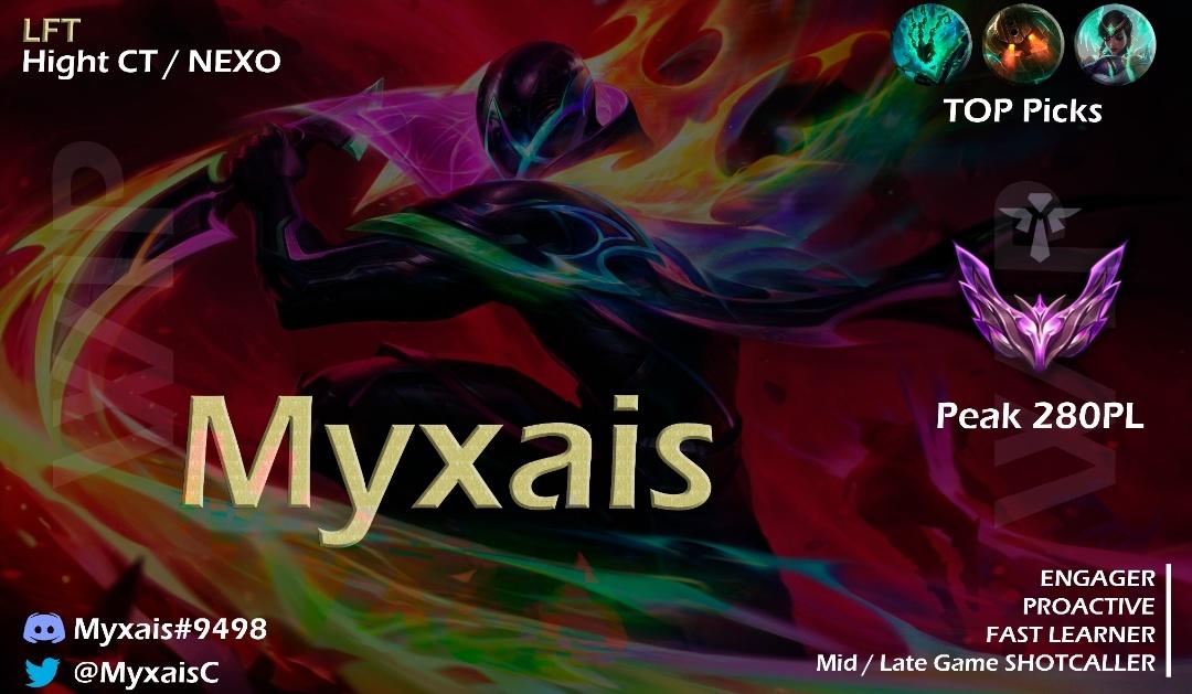 Bueno, me declaro LFT tras este split de solo apredimiento y mejora con <a href="/DreamAwakeningg/">Dream's Awakening</a>. 
Con ganas de mejorar y ganar

Referencias: <a href="/jorgeasuas22/">Jorge Arias</a>, <a href="/Dwailet1/">Dwailet</a>, @naTa1_zz

Se agradecen RT <3.

op.gg/summoners/euw/…