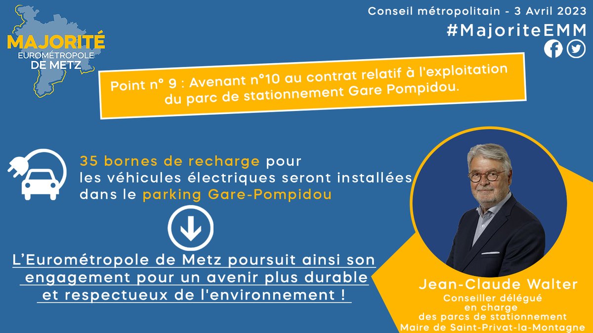 MajoriteEMM's tweet photo. POINT N°9 : Ensemble, adoptons les modes de transport les plus respectueux de l'environnement pour un avenir plus sain et plus durable. 🚗💨💚#MajoriteEMM #EurométropoledeMetz #électromobilité #innovation #développementdurable 🌿 https://t.co/a9kQPNRFzc