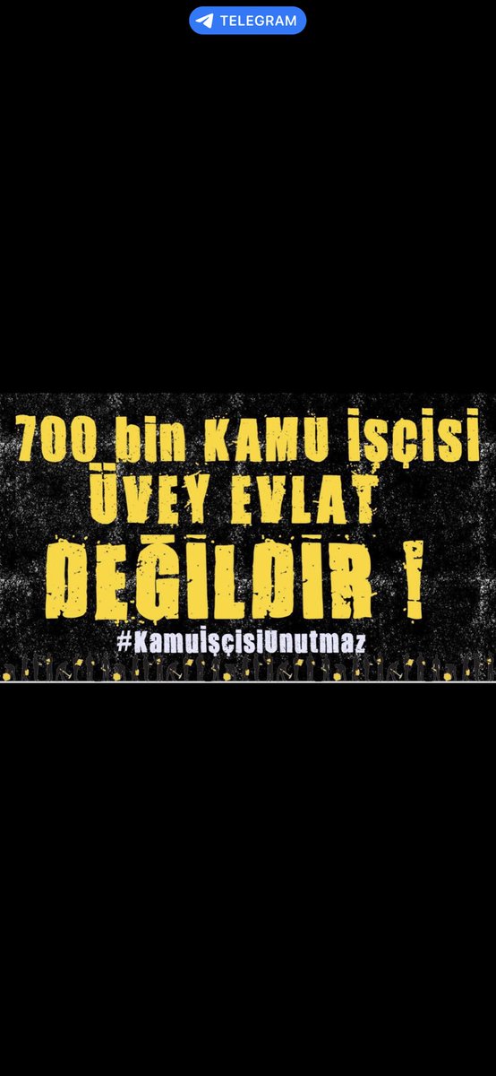 #KamuİşçisiUnutmaz 
 
<a href="/turkiskonf/">TÜRK-İŞ</a> 
<a href="/hakiskonf/">HAKİŞ KONFEDERASYONU</a> 
<a href="/vedatbilgn/">Vedat Bilgin</a> 
<a href="/csgbakanligi/">T.C. Çalışma ve Sosyal Güvenlik Bakanlığı</a> 
<a href="/RTErdogan/">Recep Tayyip Erdoğan</a> 
<a href="/kilicdarogluk/">Kemal Kılıçdaroğlu</a> 
<a href="/meral_aksener/">Meral Akşener</a> 
@FOXhaber