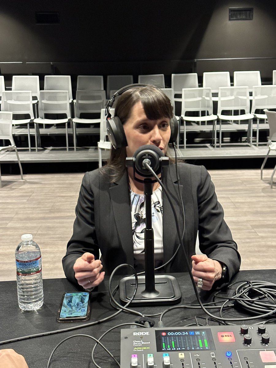 bctesche's tweet photo. Dr BROOKE on the move…Beginning Holy Week w/Ss @AOPS_Schools @RomanCatholicHS  on their podcast! It was a fun time being interviewed &amp; sharing light, joy &amp; hope in my role as Superintendent. #MissionaryDisciple 
@AOPathletics @CatholicPhilly @ArchPhilly @ArchbishopPerez https://t.co/Oe4OtuzV2G