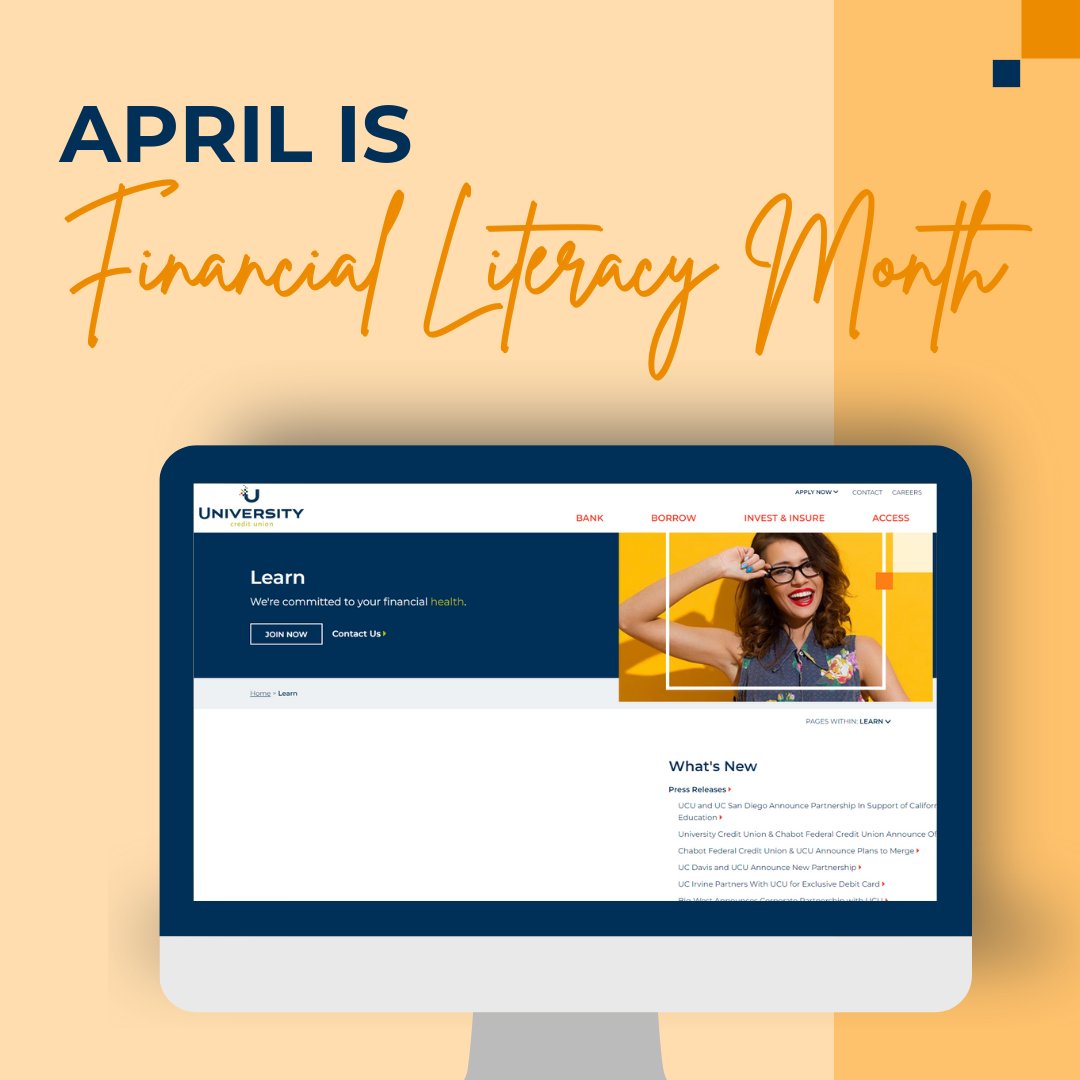 It's #FinancialLiteracyMonth! UCU is here to empower you with resources for a secure financial future! From budgeting tips to retirement planning, our website has a wealth of information to help make informed financial decisions. Explore our resources: ucu.org/Learn