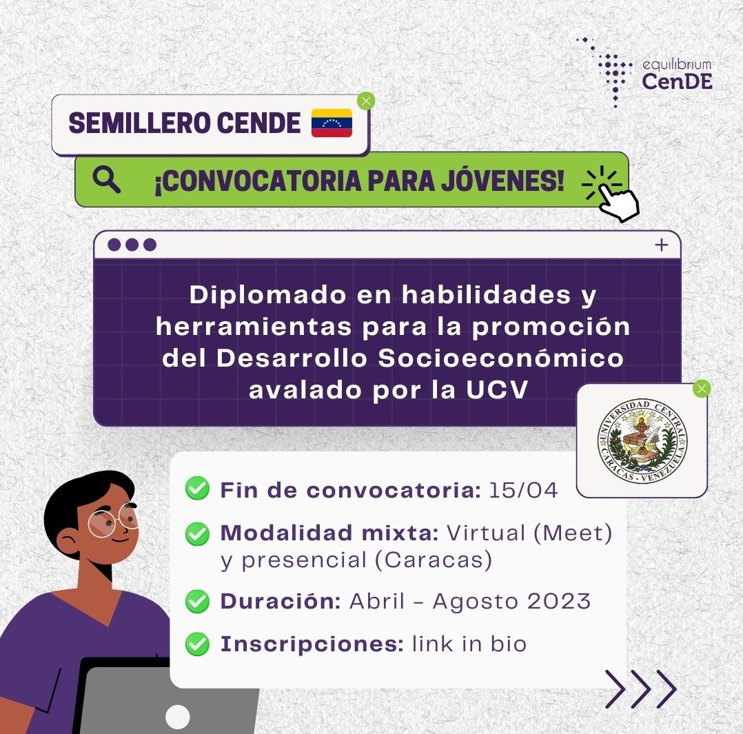 teresarod_'s tweet photo. En @equilibrium_cd hemos diseñado un programa (Ahora Avalado por la UCV) que proporciona a jóvenes entre 22 y 28 años, habilidades prácticas y herramientas técnicas para insertarse al ecosistema de desarrollo regional. https://t.co/eHkC42YNW6