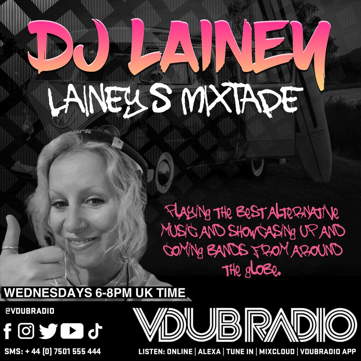 This Wednesday @VDubRadio me for 2 hrs from 6pm for the showcase PT1

Featuring #AngelsOfLibra & @NDHJohnston @side4collective Loren @wezkingmusic @TheSilverLineUK @DylonJack @foldfm @TheKairos1 Creola @lewca @thebandsoup 

What a mix of tunes for 2 hours of your ears pleasure