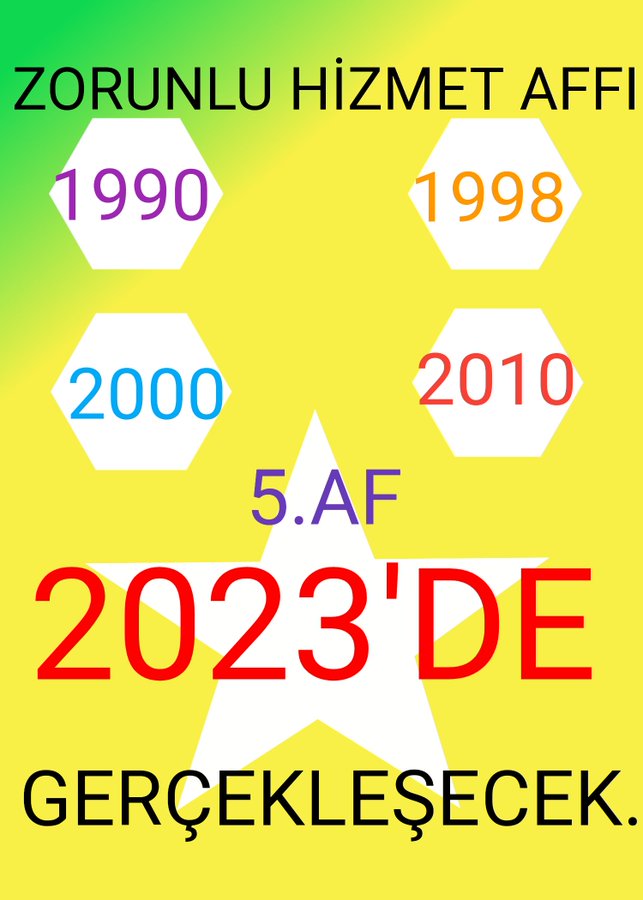 5. Affı bekliyor ve istiyoruz