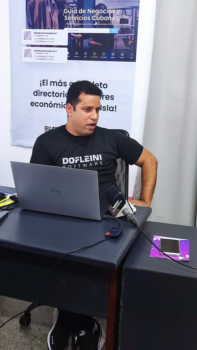 DofleiniS's tweet photo. Gracias a @canal_habana y su periodista Wnedy por la entrevista a Erick y Rey, dos de nuestros team leader 🚀 para hablar sobre comercio electrónico, transformación digital y el mito de que los informáticos son introvertidos 😅...
#mipymescubanas #cuba2023 #softwarecubano https://t.co/3TyPw3c2al