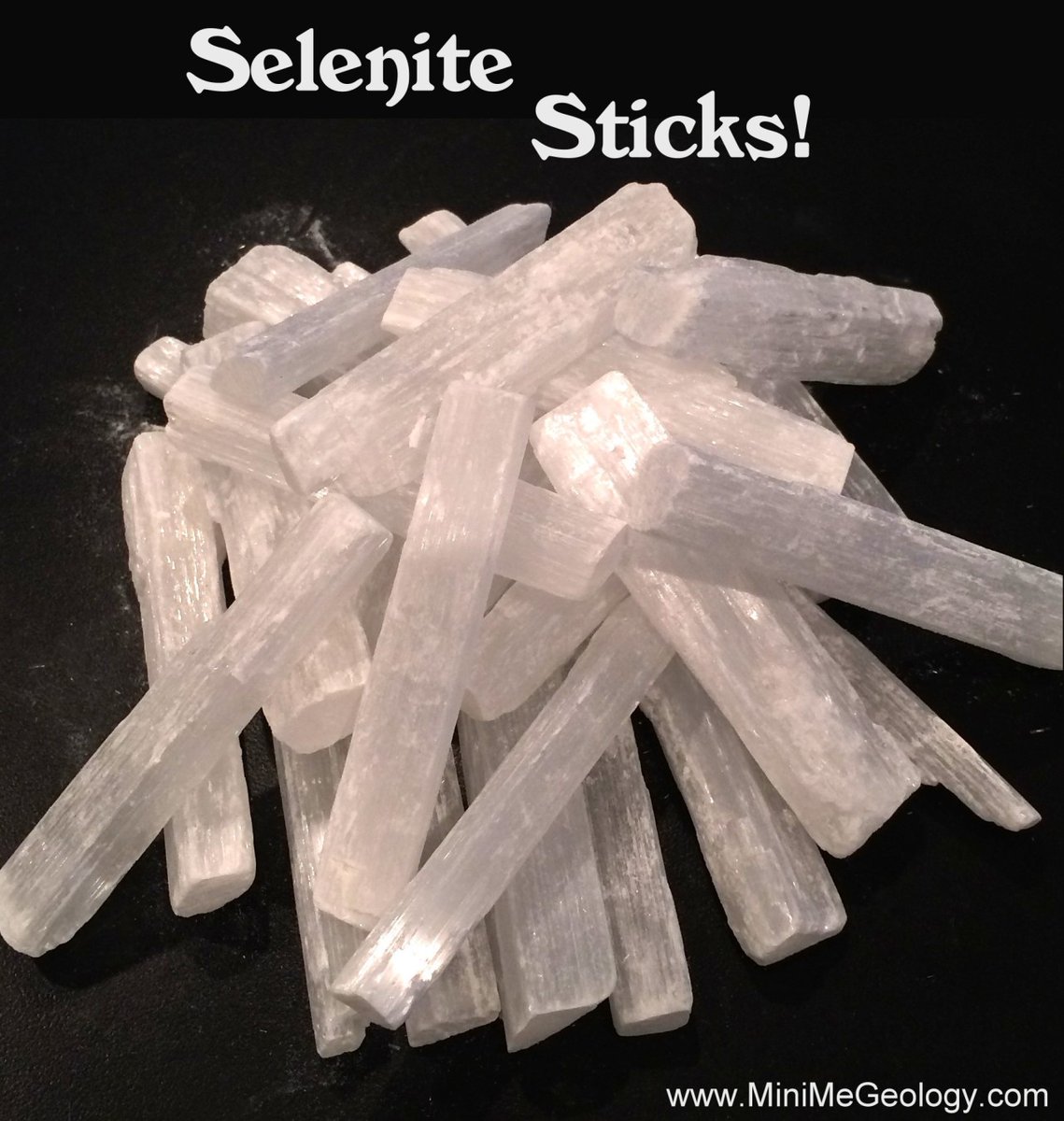 MiniMeGeology's tweet photo. Meet Selenite Gypsum – Our New Favorite Mineral! Get the lowdown on this awesome mineral - how if forms, where to find it, and some of its uses. Isn't it awesome? https://t.co/Jy79NdxprC https://t.co/5L4a32O2h6