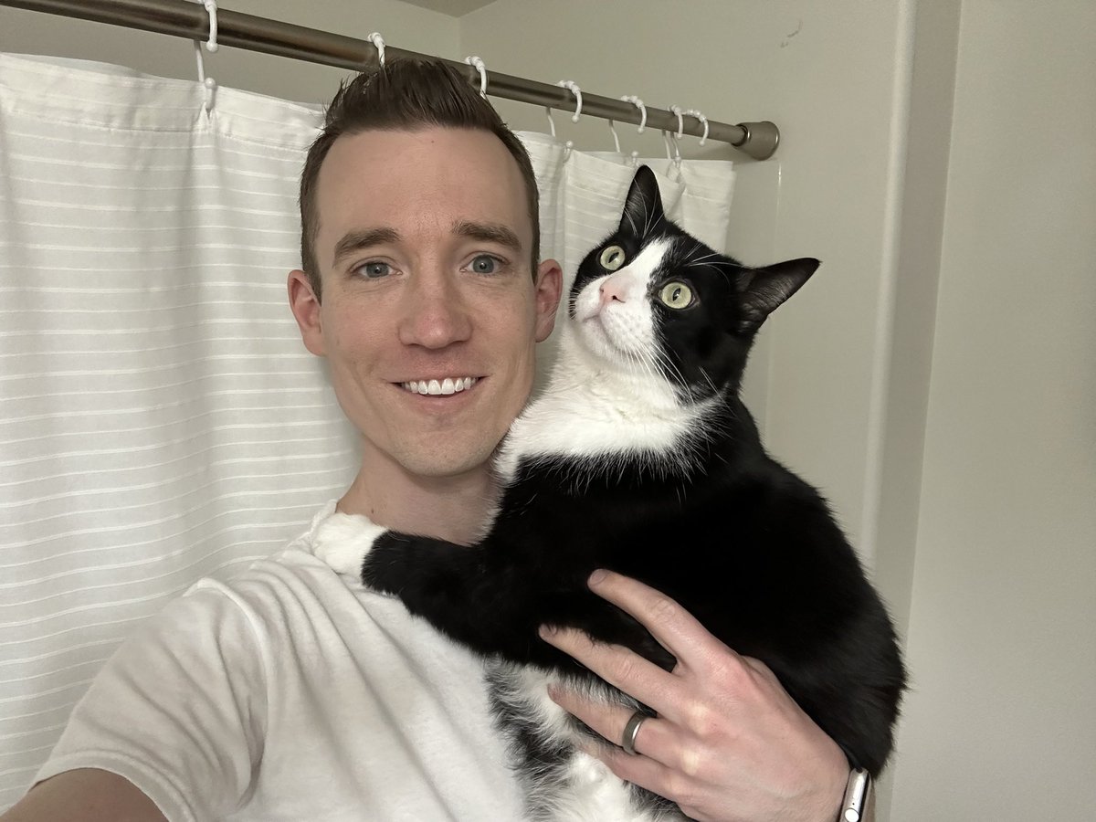 Today is #SafePlaceSelfie Day! Meteorologists are raising awareness for your designed safe place during severe weather. Do you know where yours is?

Ours is in the basement bathroom. Make sure to have a plan if severe weather strikes! (Not pictured: our other cat who is sleeping)