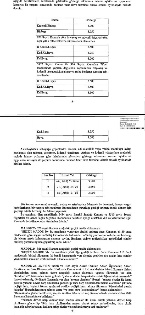"Batı cephesinde değişen bir şey yok"

Şehit, Şehit yakını ve gazi Uzman Çavuşlar iyileştirme kapsamı dışında bırakılmamalıdır.
#UzmanÇavuş