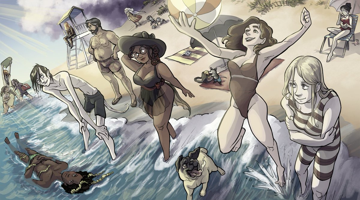 Beach Episode!!!!

(ps if you like this image, we're doing a surprise crowdfund for a poster starting RIGHT now, and the first 100 backers get a free sticker sheet!)