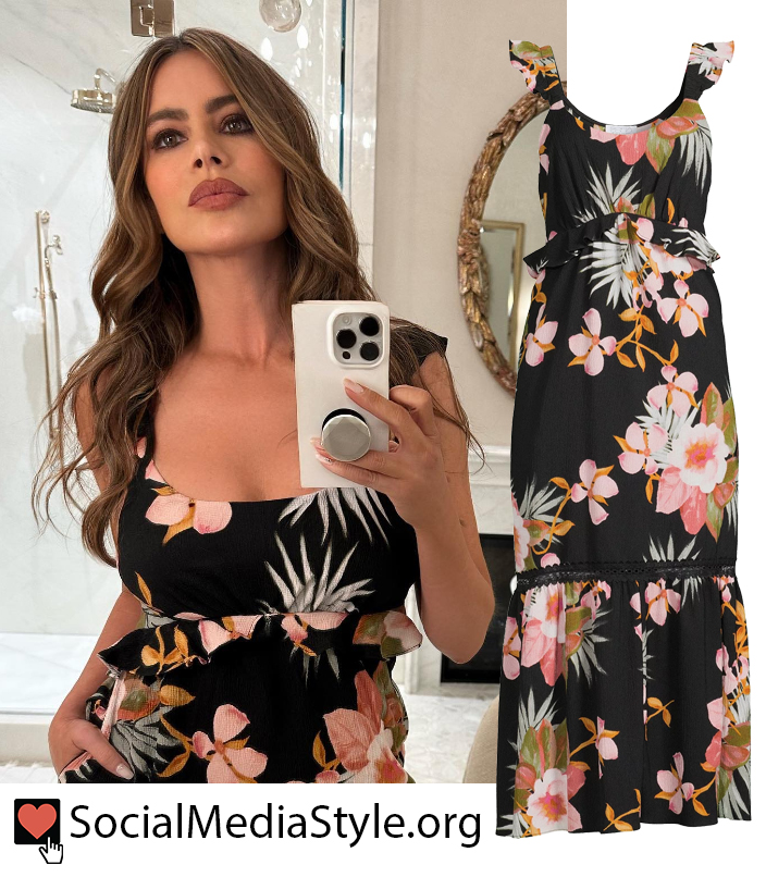 SMediaStyle's tweet photo. Find out where you can buy @SofiaVergara's black floral print dress here: https://t.co/CUOu4vCbUR
#SofiaVergara #blackdress #floralprintdress #ruffleddress #affordablefashion #SofiaJeans #walmart #walmartfashion https://t.co/o0xryScJ2m
