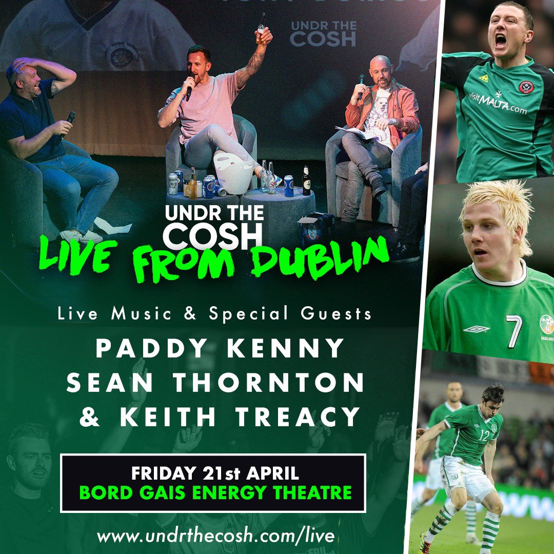 This is gonna be some show🍻

Tickets Available Now 
undrthecosh.com/live